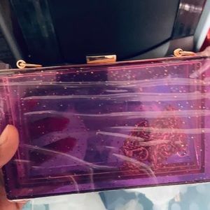 Color clear purse